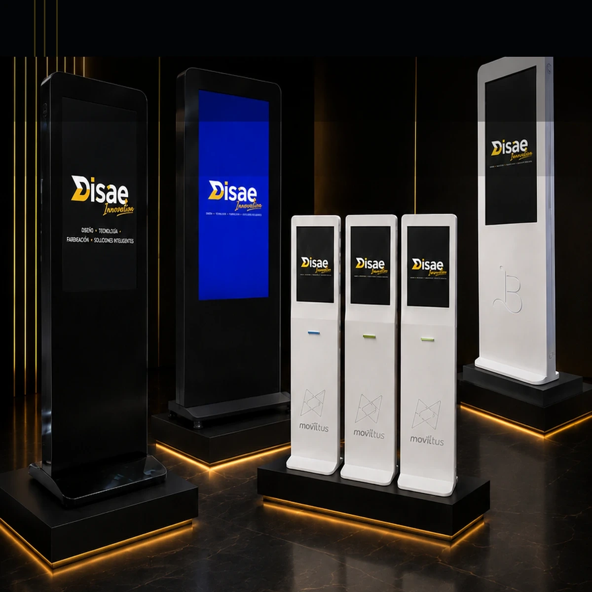 DISAE Innovation - tótems publicitarios y módulos multifunción